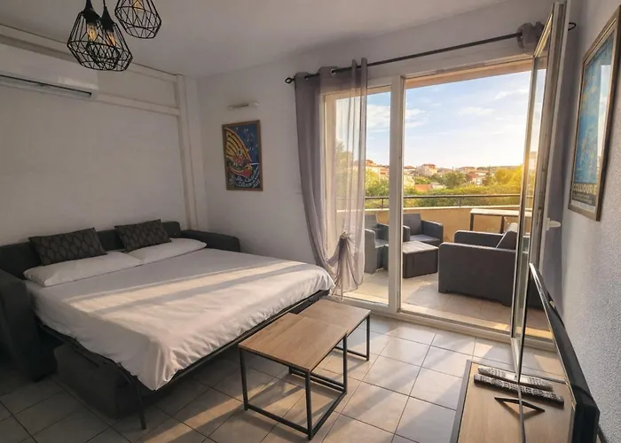 Apartament T2 Climatise A Avec Parking - Fr-1-309-420 Collioure